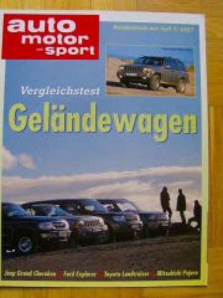 AMS 7/1997 Jeep Grand Cherokee vs. Explorer vs. LandCruiser vs.