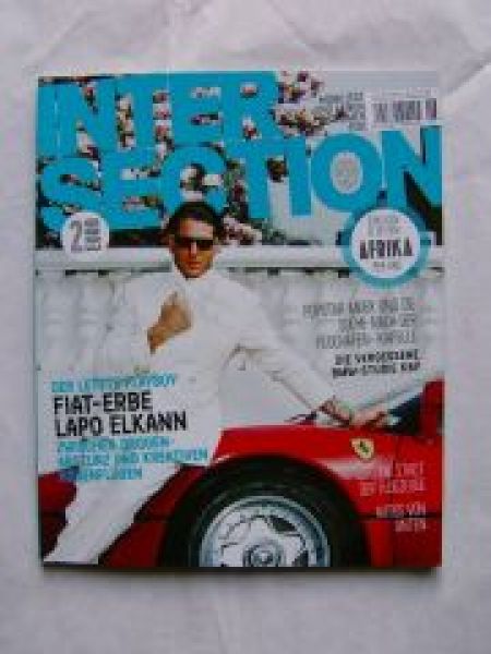 Intersection Magazin Sommer 2011 Nr.6 Fiat, BMW  Studie K67,Gucc