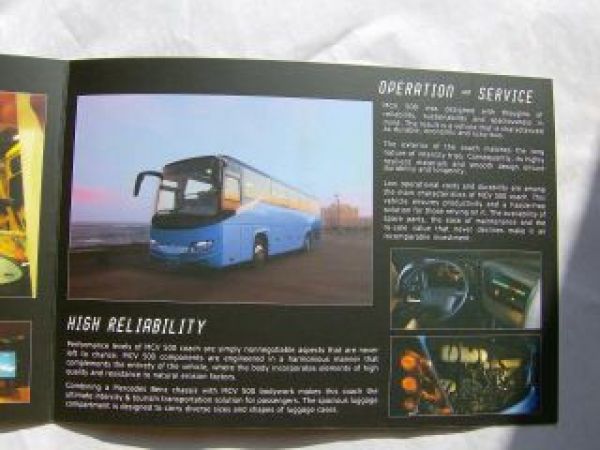 Mercedes Benz MCV 500 Omnibus Englischer Prospekt