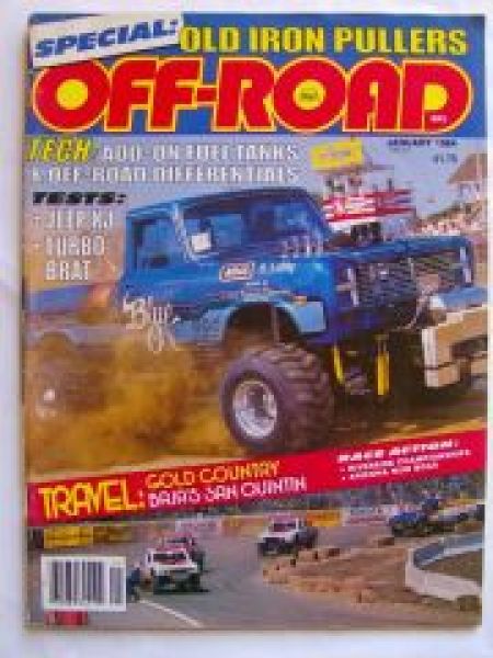 Off-Road 1/1984 USA Magazin Jeep XJ, Turbo Subaru,Overdrive