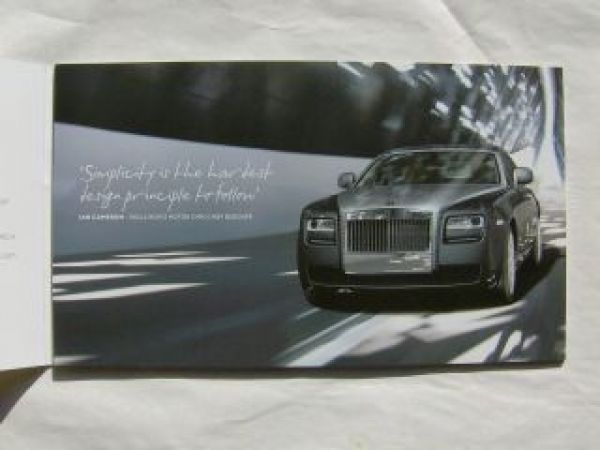 Rolls Royce Ghost Press Information