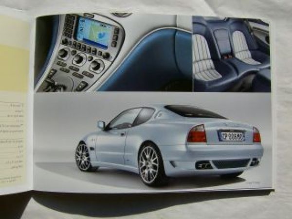 La Maserati alle Modelle Prospekt Englisch Oktober2005 NEU