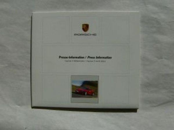 Porsche Cayman S Weltpremiere Presse-Information +CD