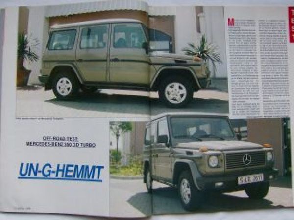 AUTO OFF 3/1992 Mercedes 350GD, Daihatsu Rocky,Suzuki Samurai