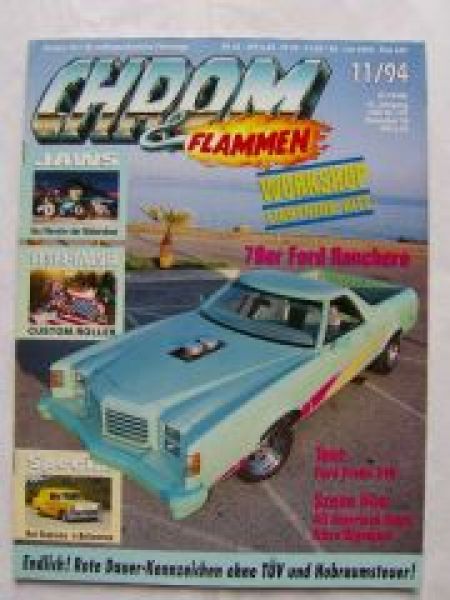 Chrom & Flammen 11/1994 Ford Probe 24V, K 1500 Chevy Blazer