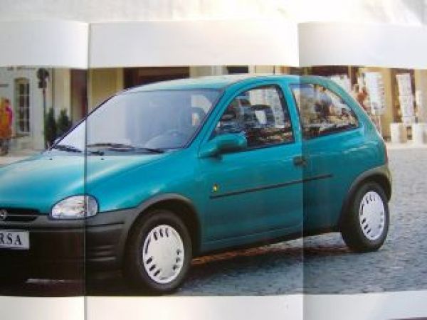 Opel Corsa B Eco Swing+Joy Prospekt März 1993 +Preisliste