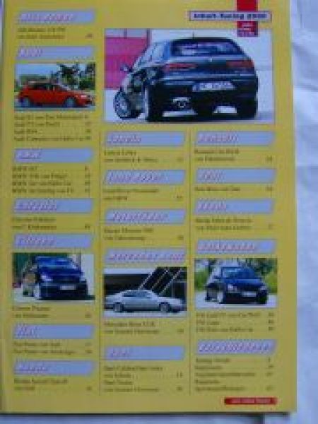 auto schau fenster Sonderausgabe Tuning 2000 M3 E46, Audi RS4/S3