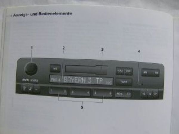 BMW Autoradio Reverse März 2001