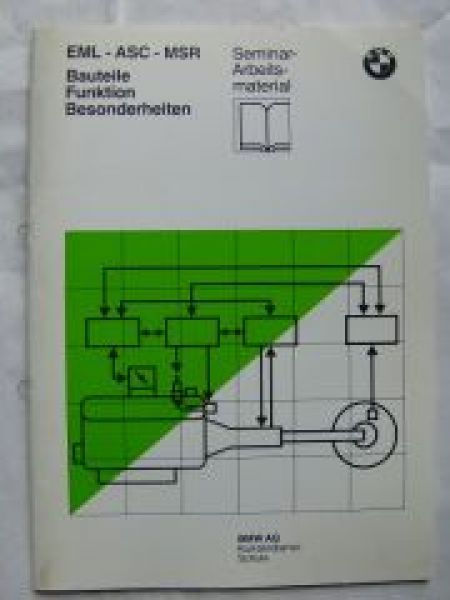 EML ASC MSR Bauteile Funktion Besonderheiten,Motor M30 M70 E32