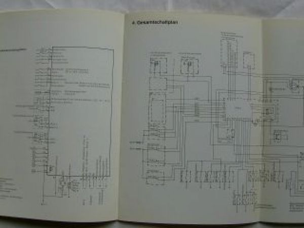 Diebstahlwarnanlage (DWA II) mit Gesamtschaltplan März 1986