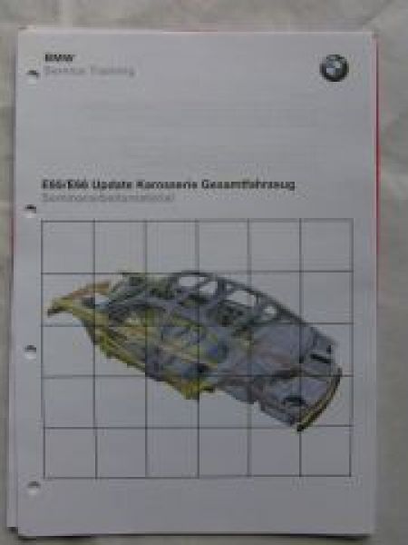 Seminararbeitsmaterial E65 E66 Update Karosserie Gesamtfahrzeug