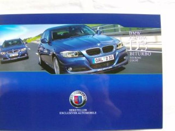 Alpina D3 Biturbo Touring E91 Coupè E92 August 2011 NEU
