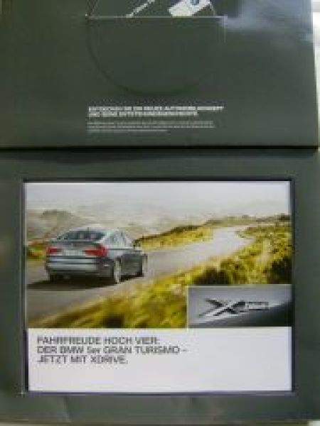 BMW Sixt Ihre Reise beginnt hier 5er GT F07 Prospekt +DVD 1/2009