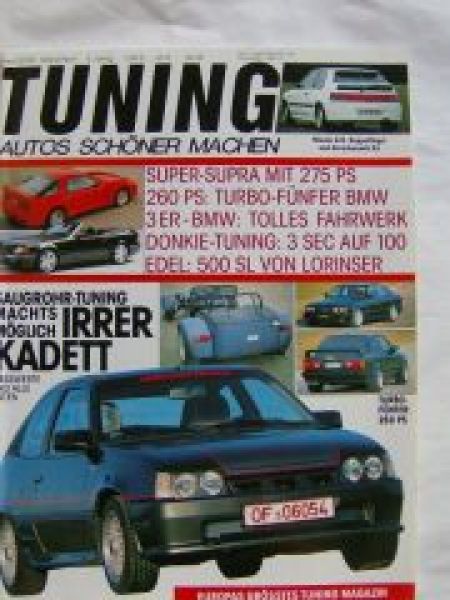 Tuning 2/1990 Lorinser 500SL R129, Arndt Citroen XM, Mini Cabrio