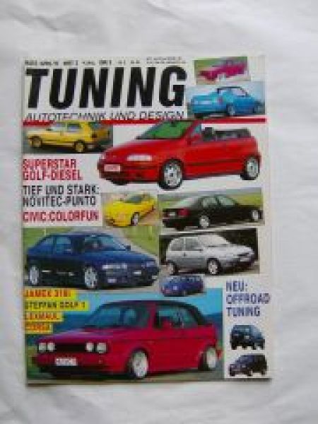 Tuning 2/1995 ORC Nissan Terrano II, Alpina BMW Z1 RLE