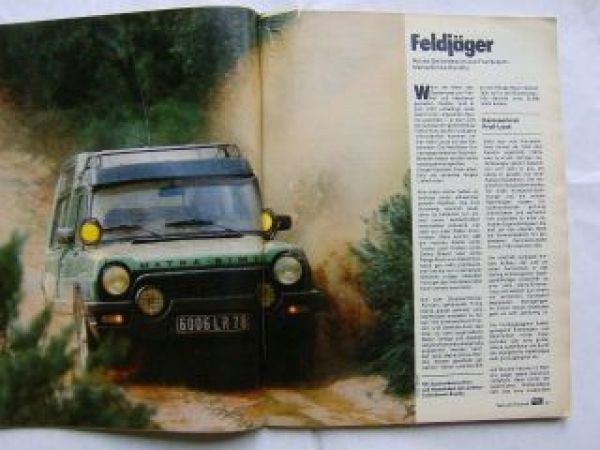 ams 11/1977 BMW 728 730 733i E23,Simca Matra Rancho,W123 200 300