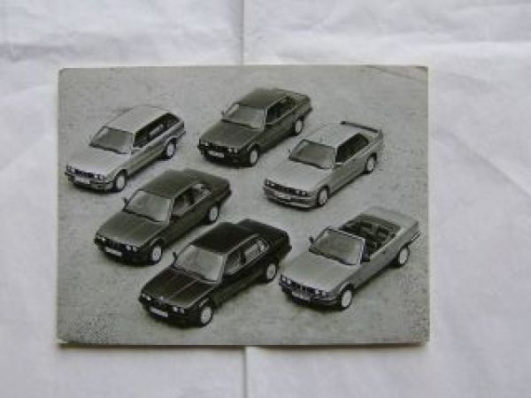 BMW Werkfoto 3er Reihe E30 325iX M3,Cabriolet,Touring,Limousine