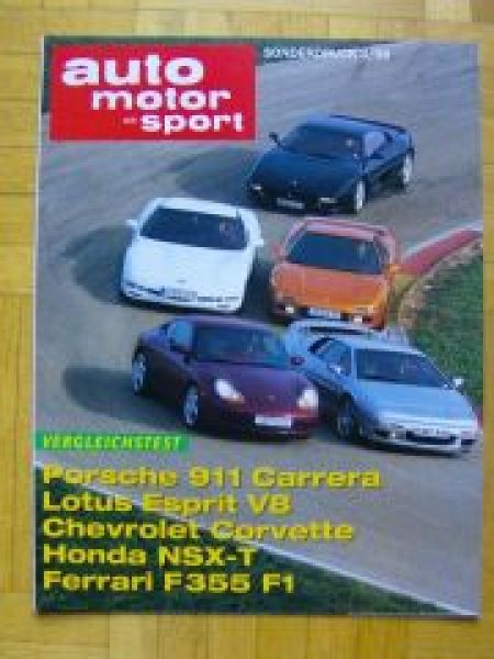AMS 3/1998 Porsche 911 Carrera Vergleichstest mit...