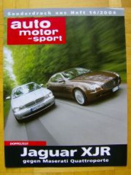 AMS 14/2004 Jaguar XJR gegen Maserati Quattroporte