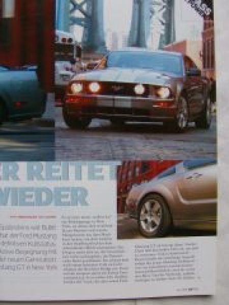 car 6/2004 Mustang GTR,M5 E60, Dodge Viper, Bitter CD II