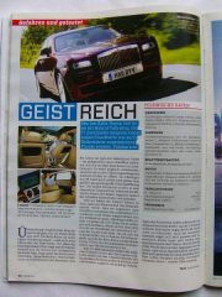 ams 20/2011 Audi A7 Sportback 30TDI,530d GT F07,Rolls Royce Ghos