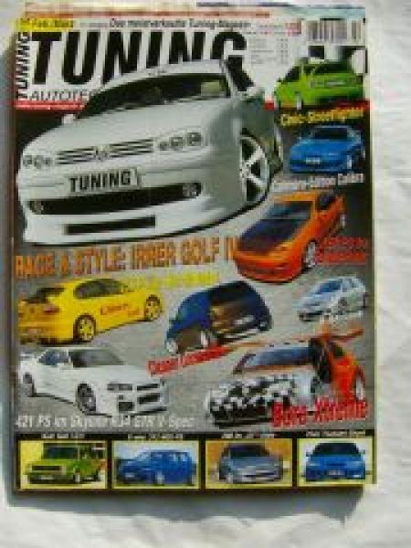 Tuning 2/2003 Nissan Skyline R34 GTR V-Spec,Seat Leon Cupra R