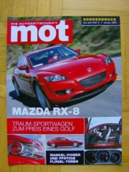 mot 4/2003 Mazda RX-8 Sonderdruck