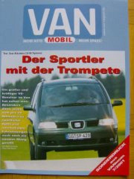 VAN Mobil 7/2001 Sat Alhambra 2.8V6 Tiptronic