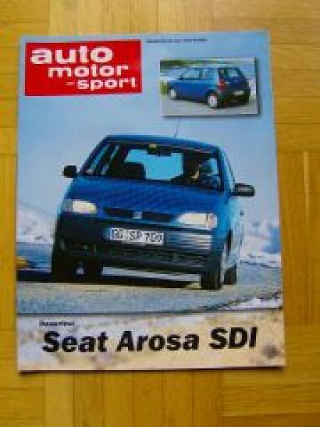 AMS 9/2000 Seat Arosa SDi Dauertest