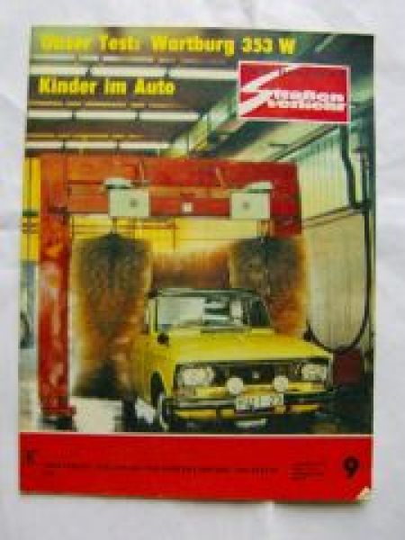 Der Deutsche Straßenverkehr 9/1975 Wartburg 353 W