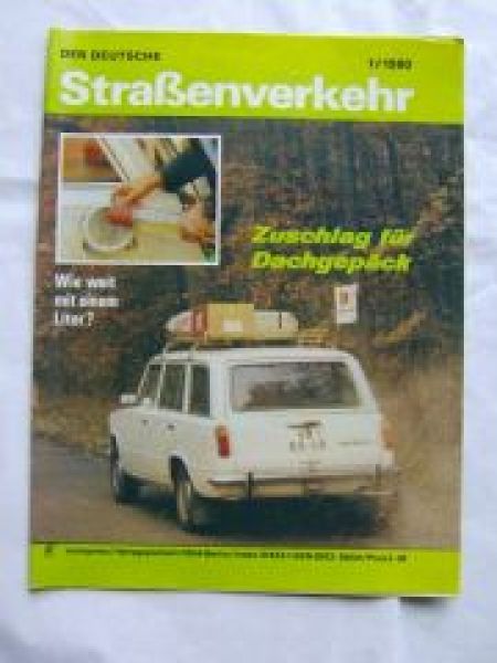 Der Deutsche Straßenverkehr 1/1980 Lada 1200 Combi,Diagnosewerte