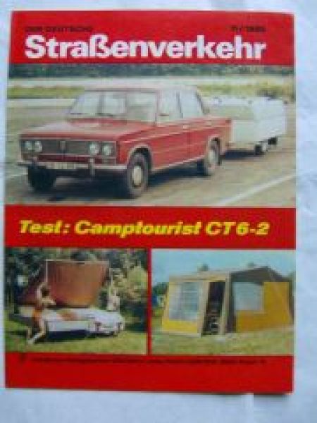 Der Deutsche Straßenverkehr 11/1980 Campingtourist CT 6-2