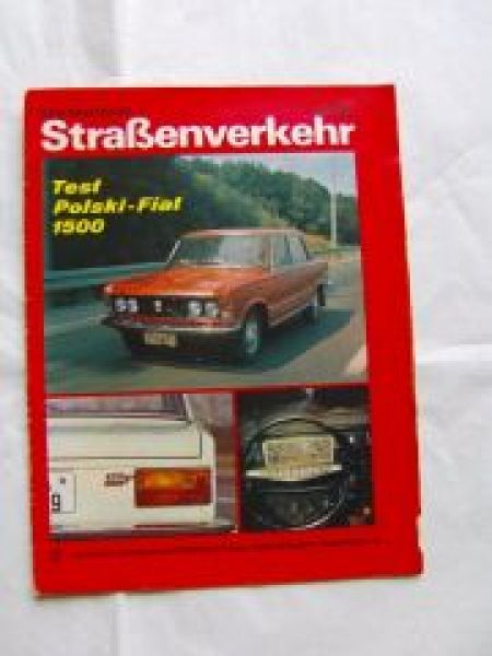 Der Deutsche Straßenverkehr 2/1979 Test Polski Fiat 1500