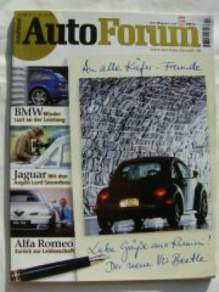 Auto Forum 4/1998 BMW Z3 m coupè, Porsche 911 Cabrio, Kangoo