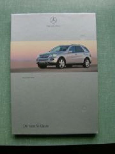 Mercedes Benz Neue M-Klasse 1/2005 Pressemappe W164