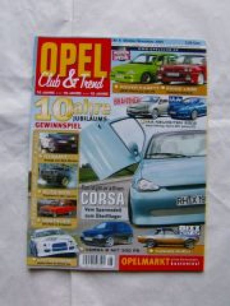 Opel Club & Trend 10 Jahre 6/2005 Corsa,Kadett B Caravan,Blitz,T