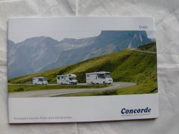 Concorde Credo Prospekt August 2011 +Preisliste NEU