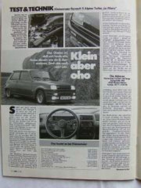 Sportfahrer 6/1984 Nissan 300ZX, Mercedes 190E 2.3-16 W201