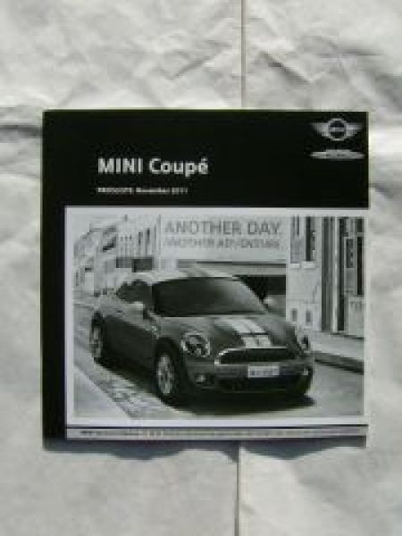 BMW Preisliste Mini Coupè R59 November 2011 +SD +JCW