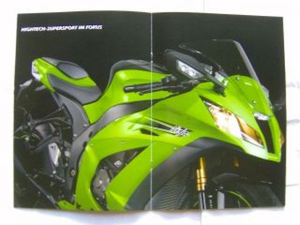 Kawasaki Ninja ZX-10R 2011 Prospekt NEU