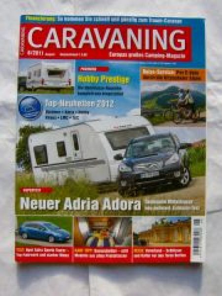 caravaning 8/2011 Adria Adora,Hobby Prestige, Opel Astra Sports