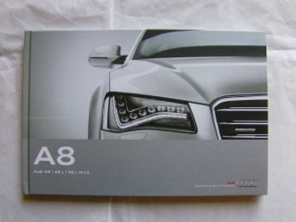 Audi A8 +L +W12 Buch Oktober 2011 NEU +exclusive