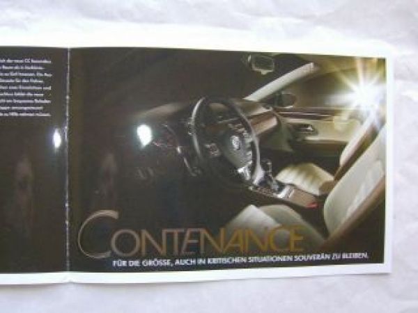 VW CC Coupè Prospekt November 2011 Hochglanz NEU