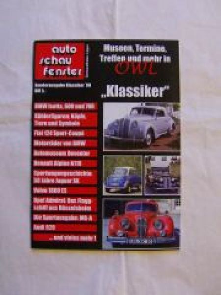 auto schau fenster Klassiker 1998 Isetta,Fiat 124 Sport-Coupè,A1