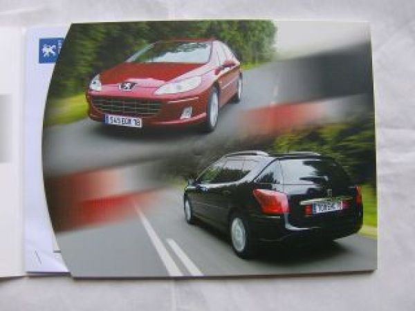 Peugeot Pressemappe 407 +SW Juni 2008 +CD