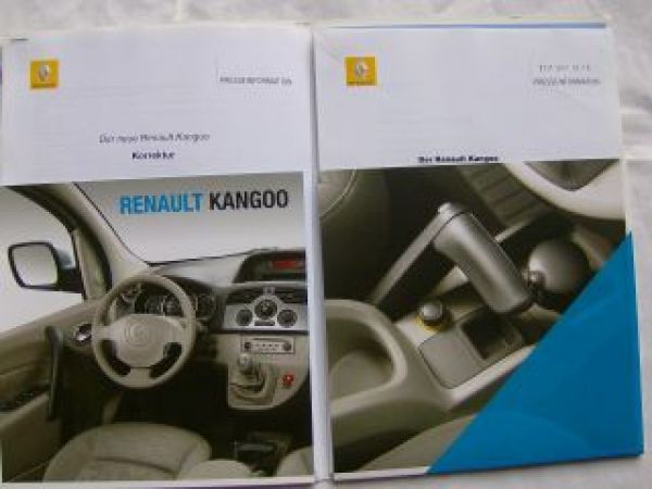 Renault Kangoo Pressemappe November 2007