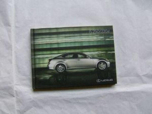 Lexus IS250/220d Pressemappe Buch Dezember 2008 +CD