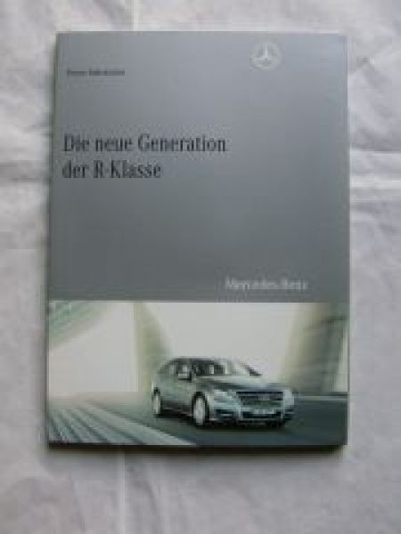 Mercedes Benz R-Klasse BR251 Mappe mit DVD/Fotos