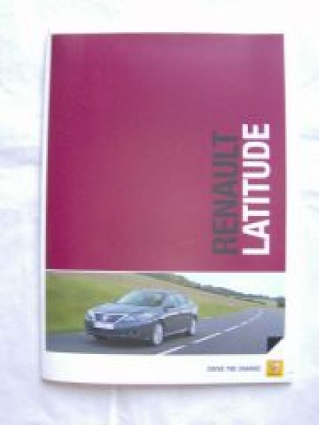 Renault Latitude Pressemappe November 2010 +CD