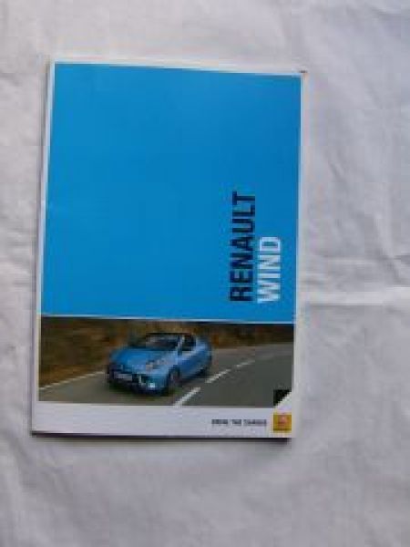 Renault Wind Pressemappe Juni 2010 +CD